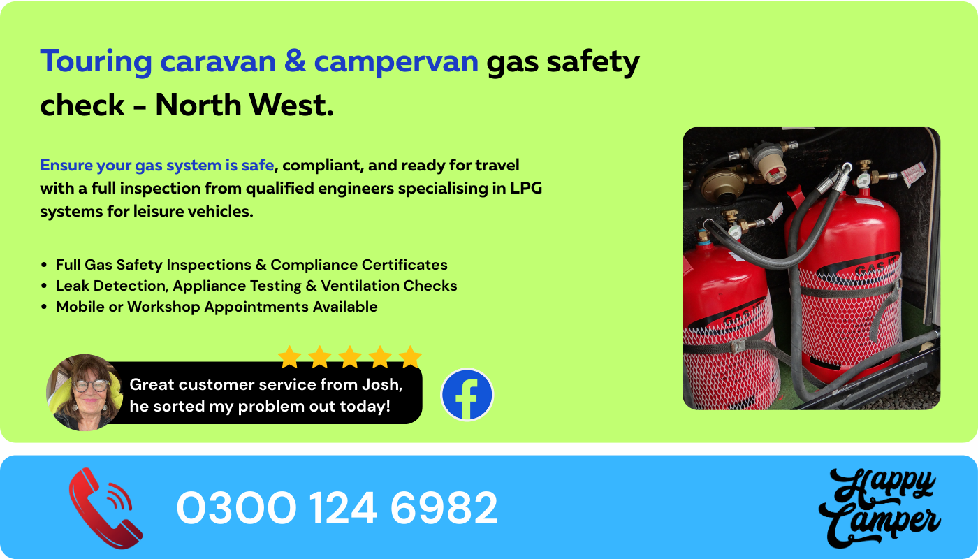 Touring Caravan & Motorhome Gas Checks Abergele, North Wales Touring Caravan Gas Check Abergele : Motorhome Gas Check Abergele : LPG Gas Check For Caravan And Motorhome Abergele, North Wales